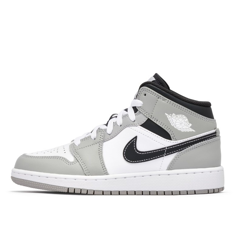 Air Jordan 1 Mid Light Smoke Grey - 2