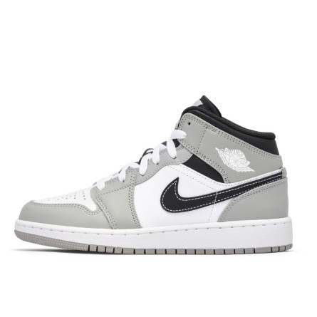Air Jordan 1 Mid Light Smoke Grey - 2