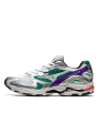 Mizuno Wave Rider 10 White Silver Teal Purple - 1