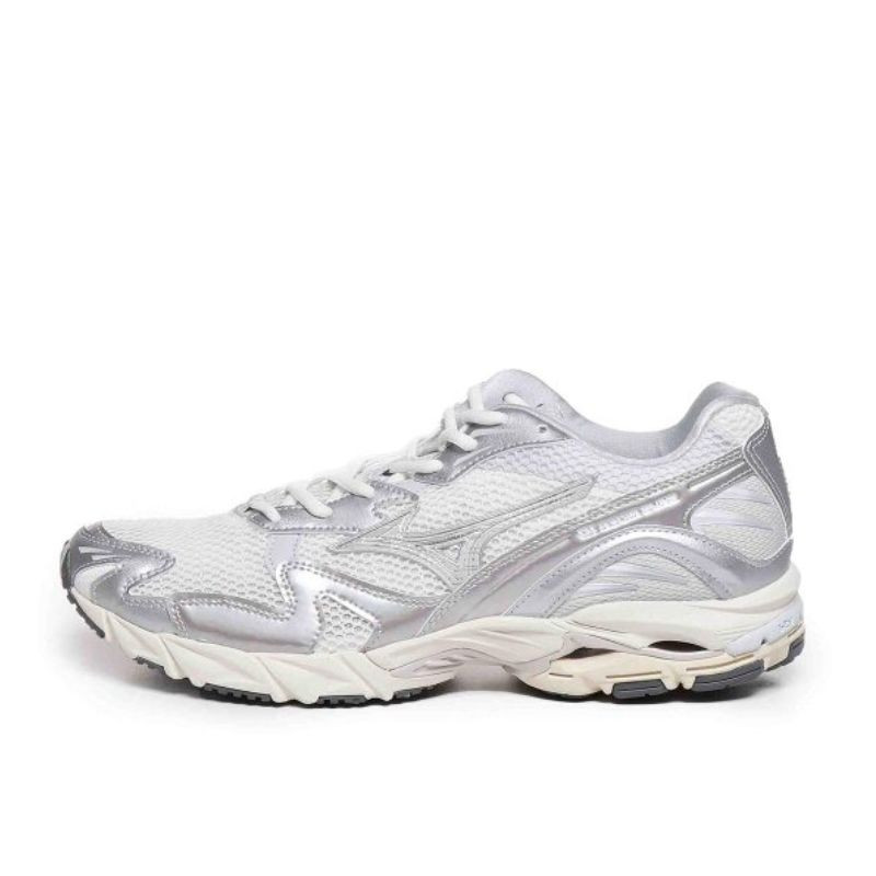 Mizuno Wave Rider 10 Metallic Snow White - 1