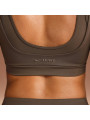 Nike x SKIMS Women's Matte Double Strap Scoop Bra Dark Sepia - 5