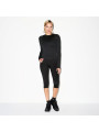 Nike x SKIMS Women's Weightless Layers Mock Neck Long Sleeve Top Obsidian - 3