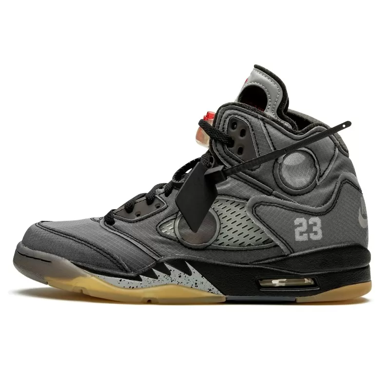 Off-White Air Jordan 5 Retro Black--CT8480-001-Limited Resell 