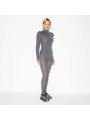 Nike x SKIMS Women's Weightless Layers Mock Neck Long Sleeve Top Lead - 3