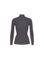 Nike x SKIMS Women's Weightless Layers Mock Neck Long Sleeve Top Lead - 1
