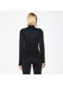 Nike x SKIMS Women's Matte Mock Neck Full Zip Jacket Obsidian - 5