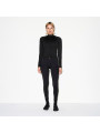 Nike x SKIMS Women's Matte Mock Neck Full Zip Jacket Obsidian - 2