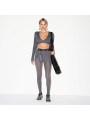 Nike x SKIMS Women's Weightless Layers Wrap Top Lead - 2