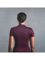 Nike x SKIMS Women's Shine Short Sleeve Mock Neck Top Currant - 5