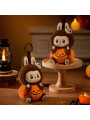 Pop Mart Labubu Happy Halloween Party Series-Sitting Pumpkin Vinyl Plush Pendant - 3