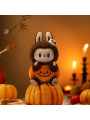 Pop Mart Labubu Happy Halloween Party Series-Sitting Pumpkin Vinyl Plush Pendant - 2