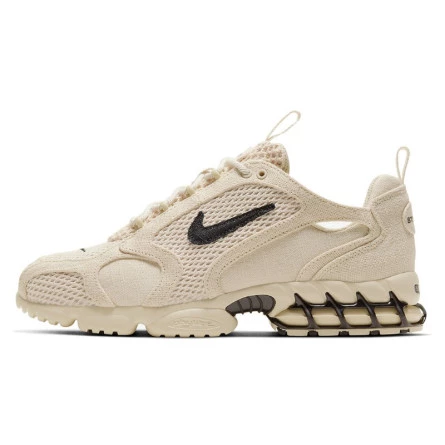 Air Zoom Spiridon Caged 2 Stussy Fossil--CQ5486-200-Limited Resell 