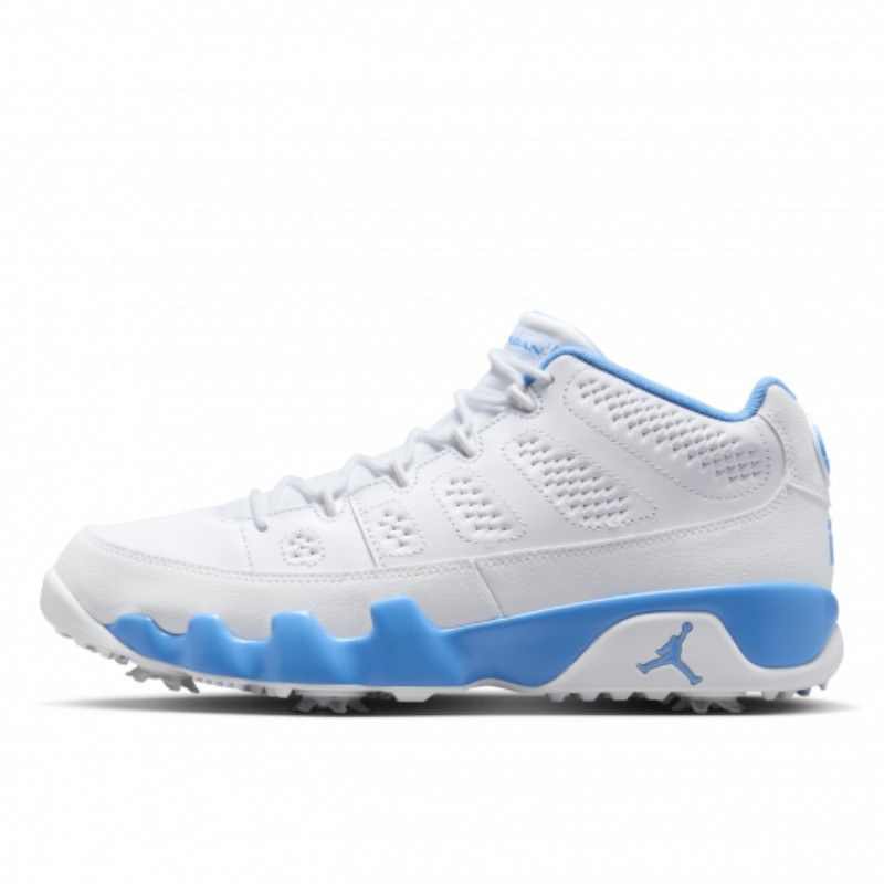 Air Jordan 9 Retro Low Golf White University Blue - 1