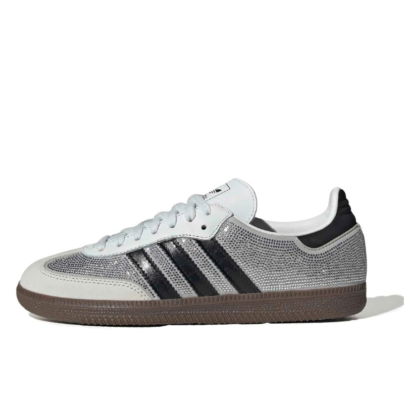 Adidas Samba OG Rhinestone Crystal White Silver - 1