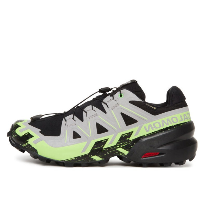 Salomon Speedcross 6 Gore-Tex Black Alloy Green Gecko - 1