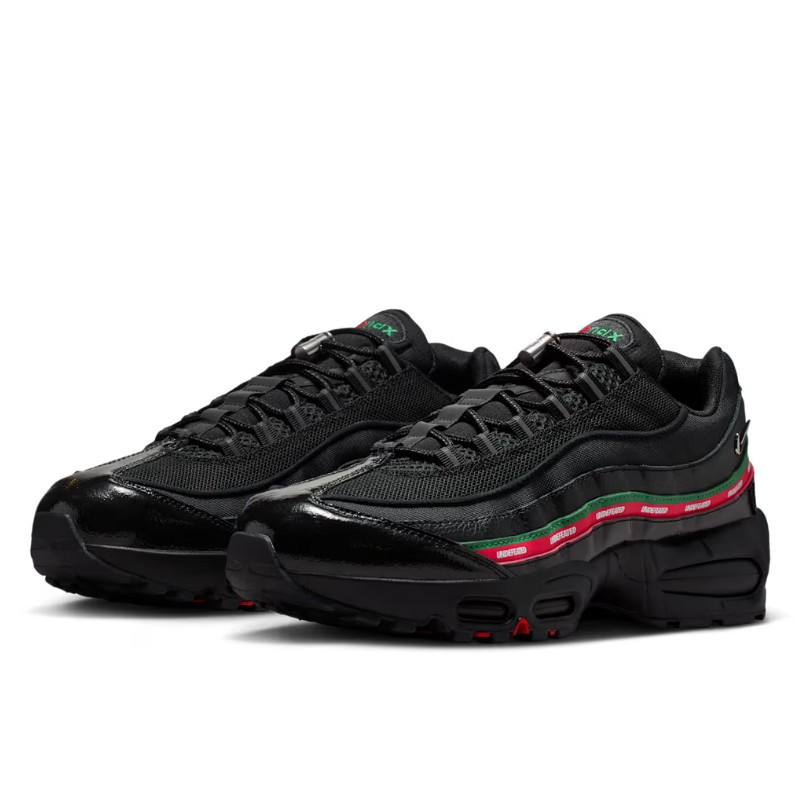 Nike Air Max 95 Black/Metallic Silver/Gorge Green/Sport Red