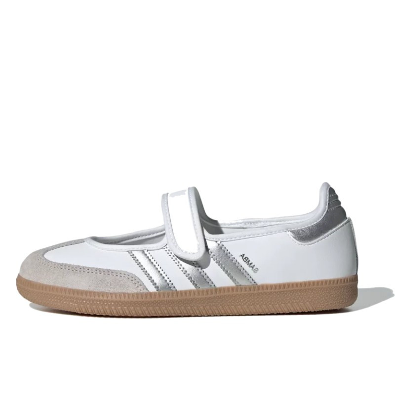 Adidas Samba Jane White Silver Metallic - 1