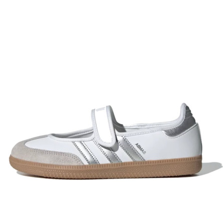 Adidas Samba Jane White Silver Metallic - 1