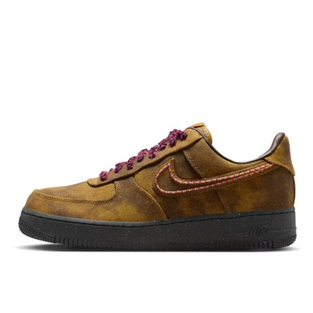 brown and pink air forces
