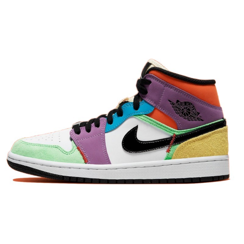 Air Jordan 1 Mid SE Multi-Color Lightbulb--CW1140-100-Limited Resell 