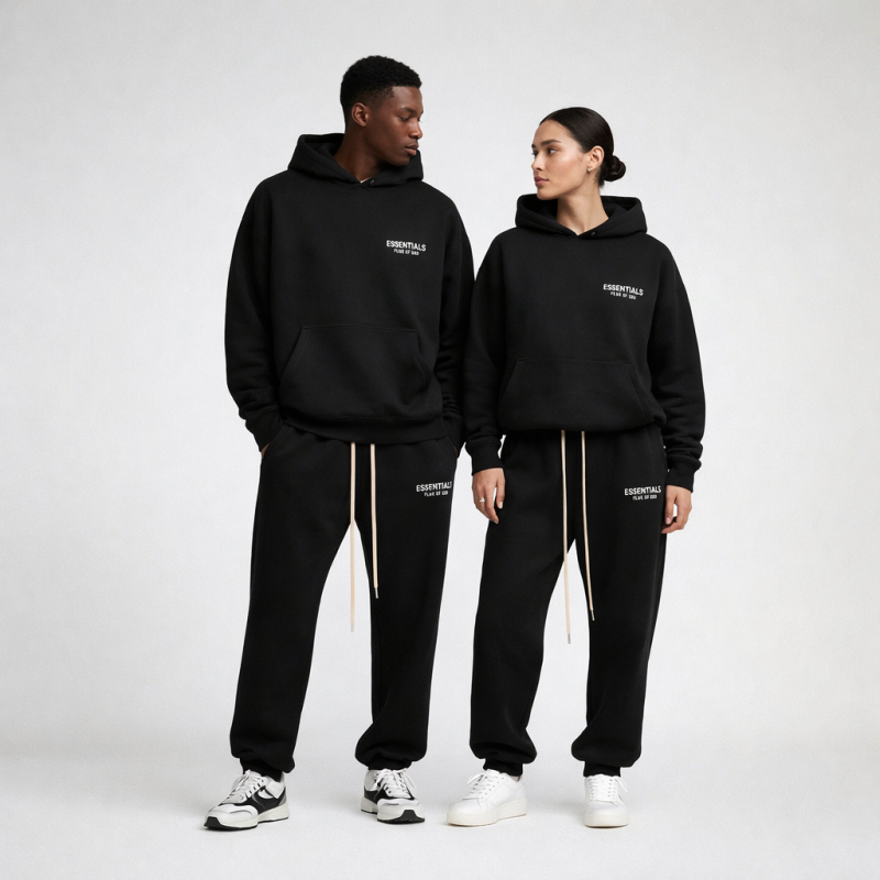 Fear of God Essentials Ensemble Complet Fleece Black - 2