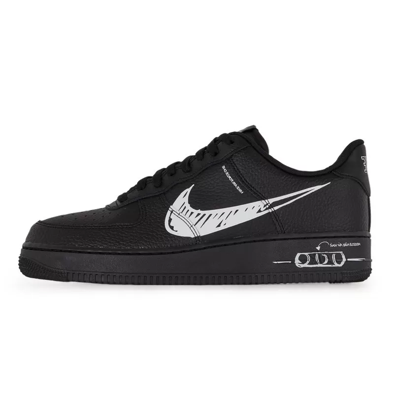 Air Force 1 Sketch Black--CW7581-001-Limited Resell 