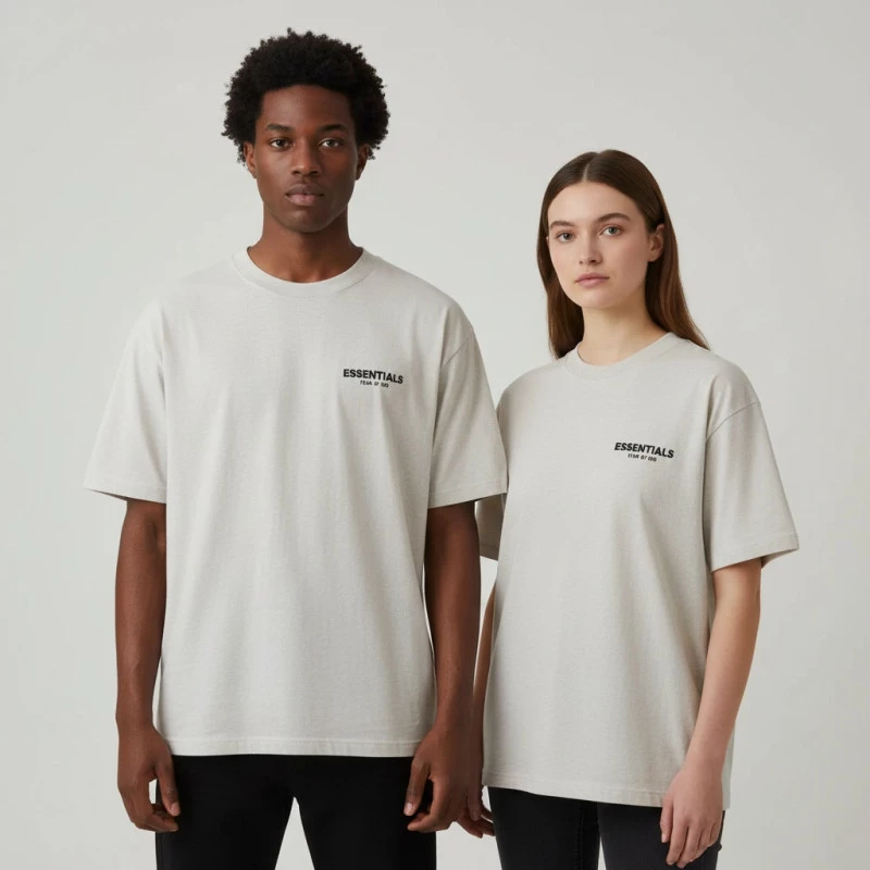 Fear of God Essentials T-shirt Light Oatmeal - 3