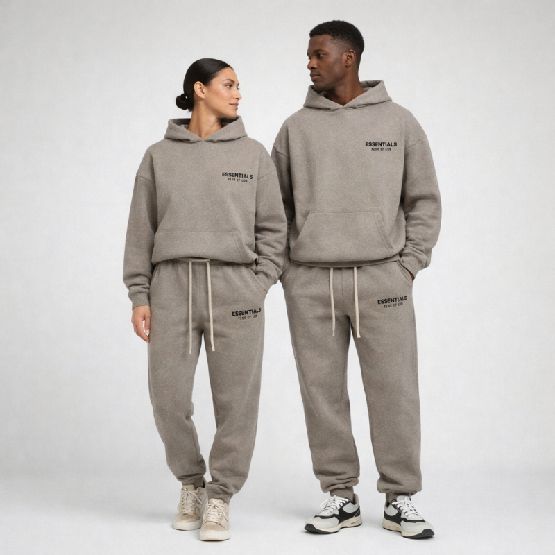 Fear of God Essentials Ensemble Complet Fleece Heather Gray - 2