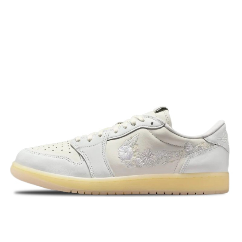 Air Jordan 1 Retro Low OG Rabbit Floral Swoosh - 1