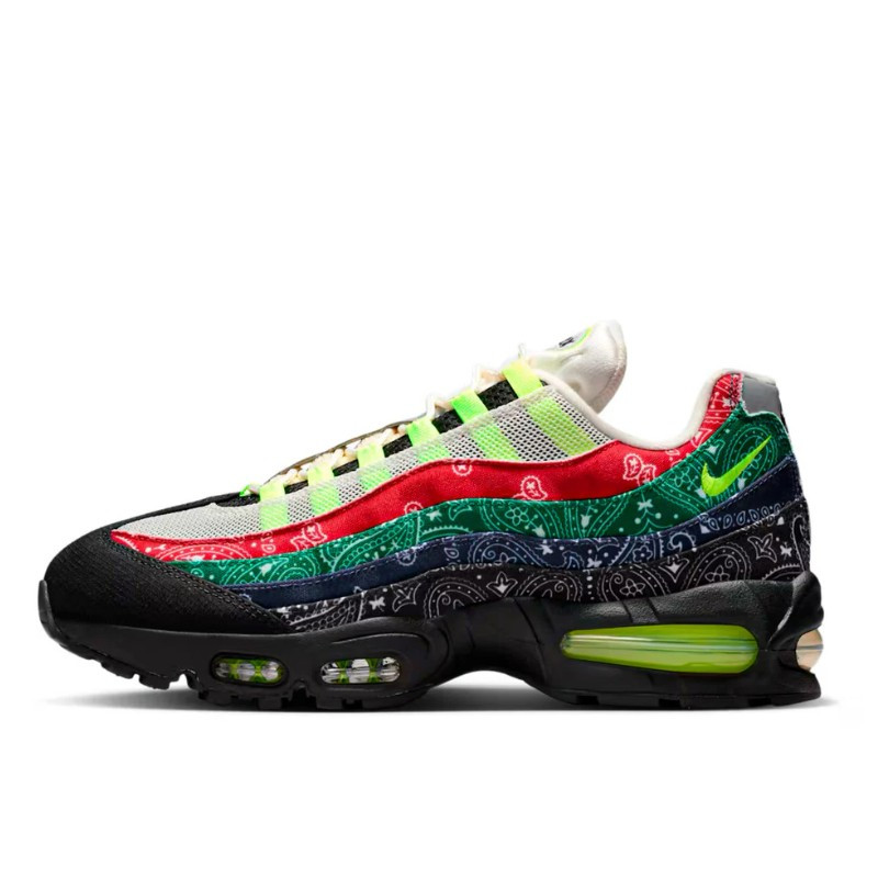 Nike Air Max 95 OG Big Bubble Neon Paisley Bandana - 1