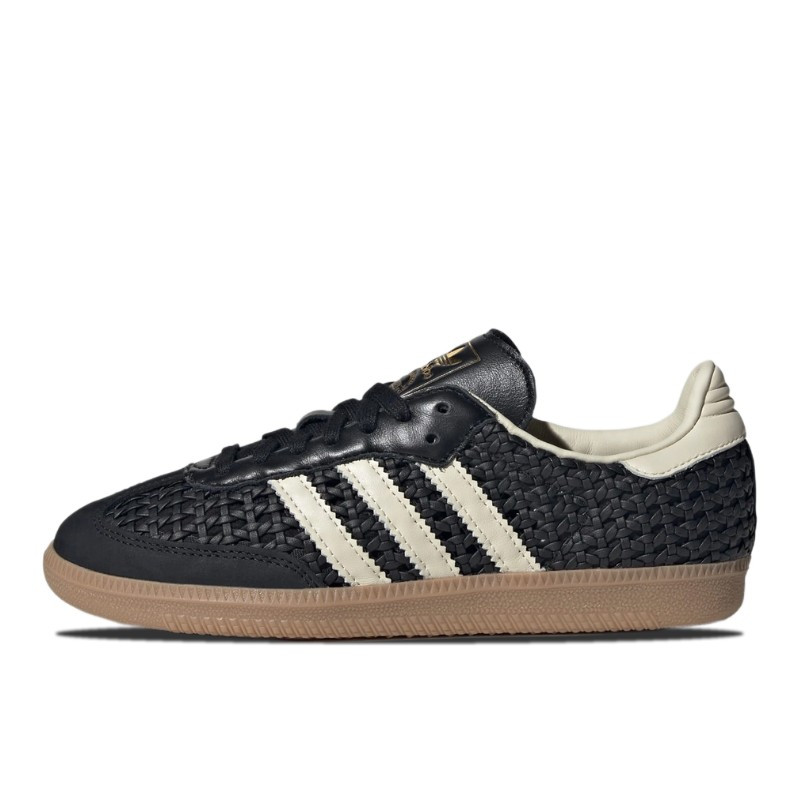 Adidas Samba OG Basketweave Black Cream White - 1