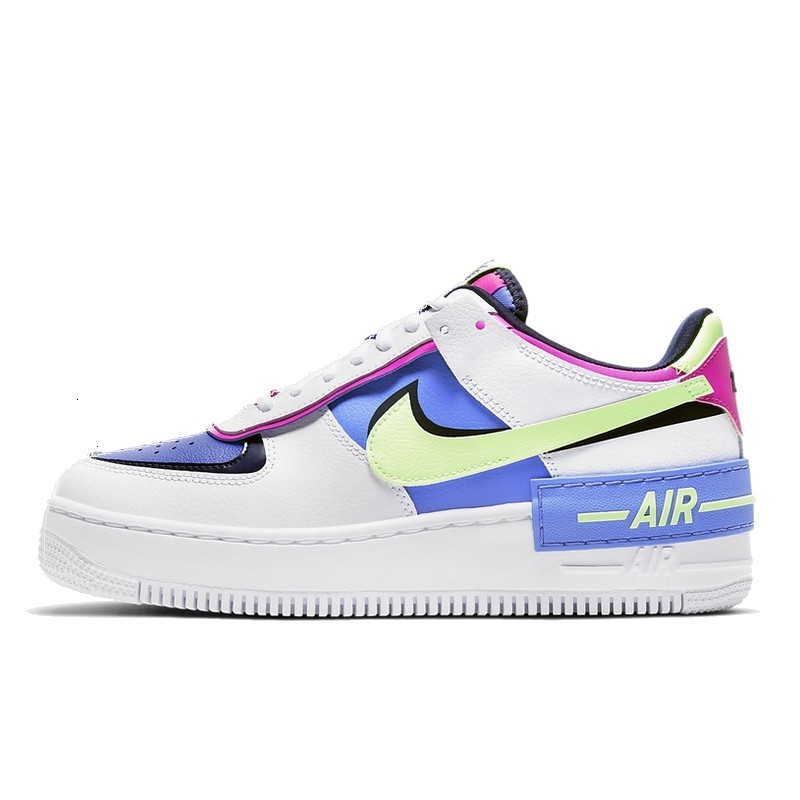 Nike Air Force 1 Shadow Sapphire White, vue de côté