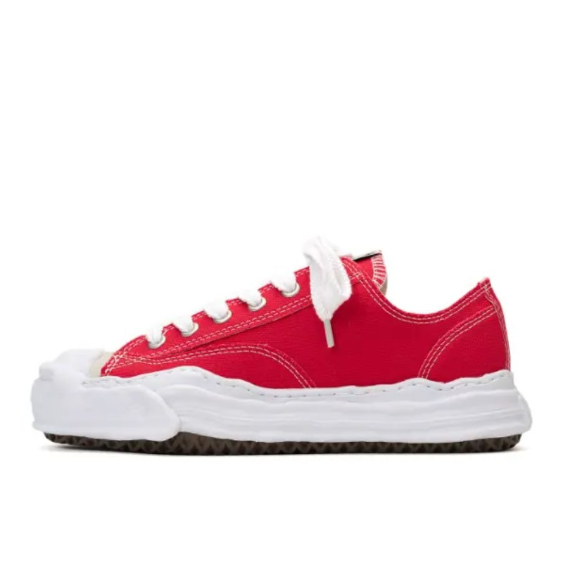 Maison Mihara Yasuhiro Hank OG Sole Canvas Low Red - 1