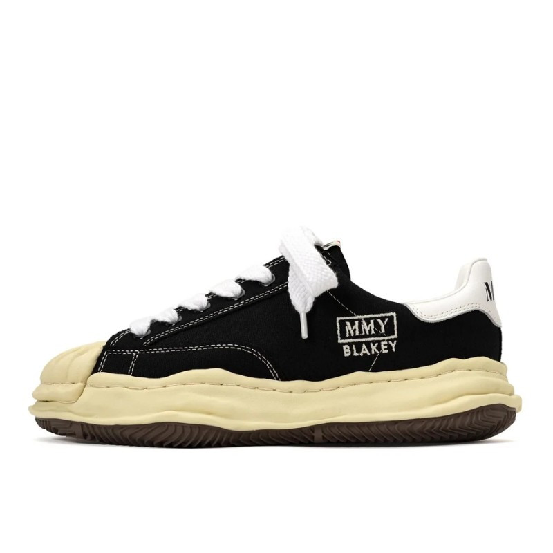 Maison Mihara Yasuhiro Blakey OG Sole Vintage Canvas Low Black - 1
