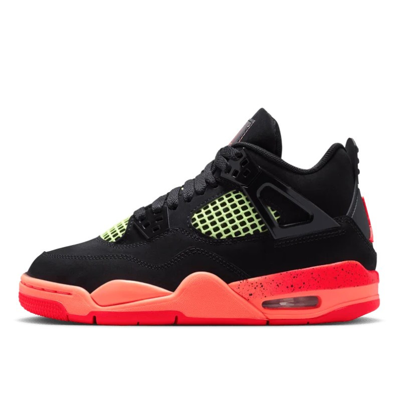 Air Jordan 4 Retro Black Infrared Barely Volt - 1