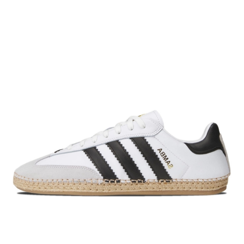 Adidas Samba Espadrille CLOT By Edison Chen White Black - 1