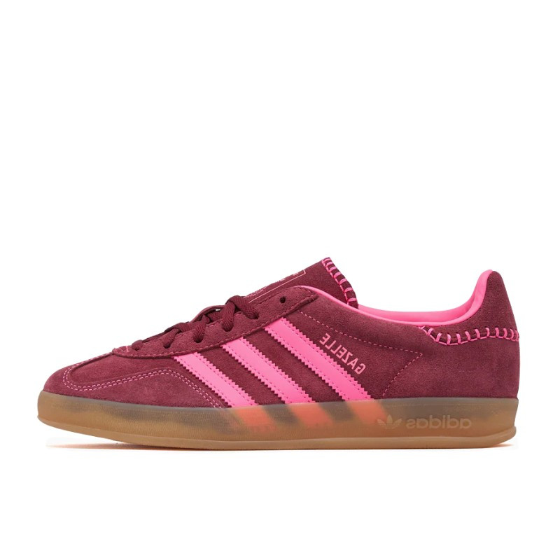 Adidas Gazelle Indoor Lucid Pink Noble Maroon - 1