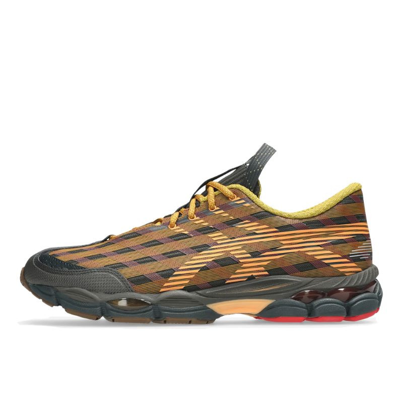 ASICS US8-S Gel-SJ33 Kiko Kostadinov Black Coffee Orange Lily - 1