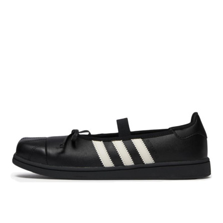 Adidas Superstar Square Toe Ballet JENNIE Black Off White - 1