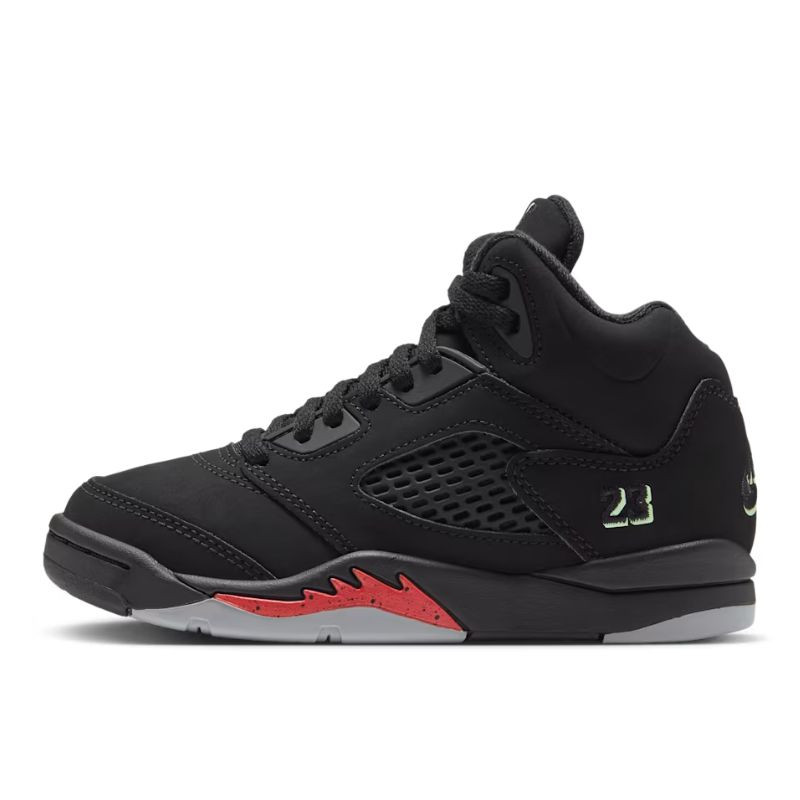 Jordan Air Jordan 5 HQ7980-001 Black/Picante Red/Green