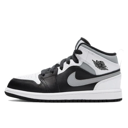 Air Jordan 1 Mid White Shadow--554725-073-Limited Resell 