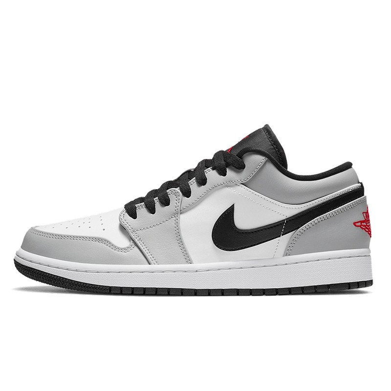 Air Jordan 1 Low Light Smoke Grey--553560-030-Limited Resell 
