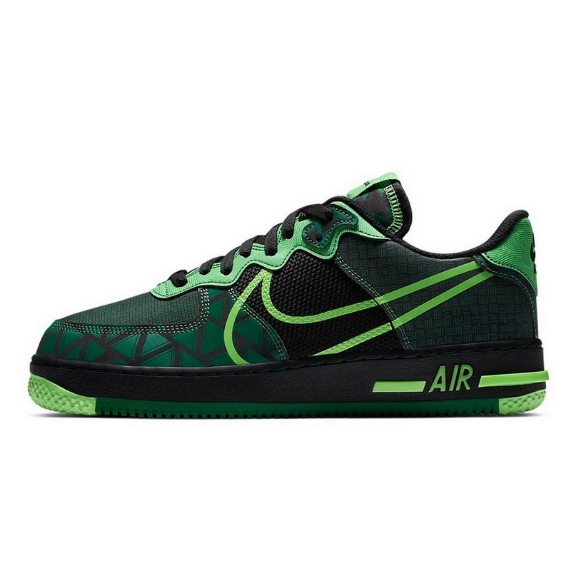 Nike Air Force 1 React QS Naija, vue de côté