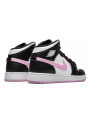 Air Jordan 1 Mid White Black Light Arctic Pink--555112-103-Limited Resell 
