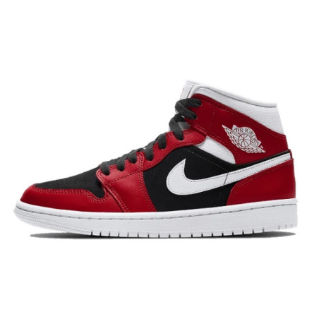 Air Jordan 1 Mid Gym Red Black--BQ6472-601-Limited Resell 