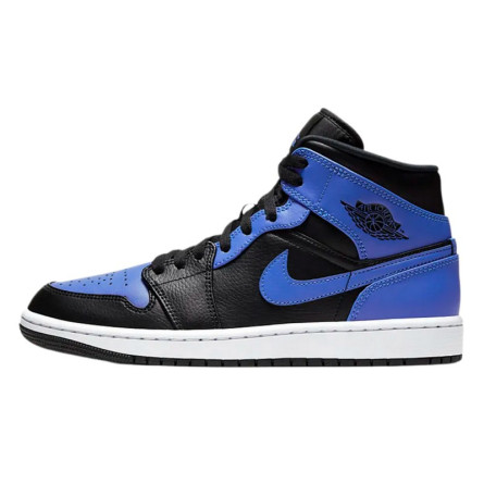Air Jordan 1 Mid Hyper Royal--554725-077-Limited Resell 
