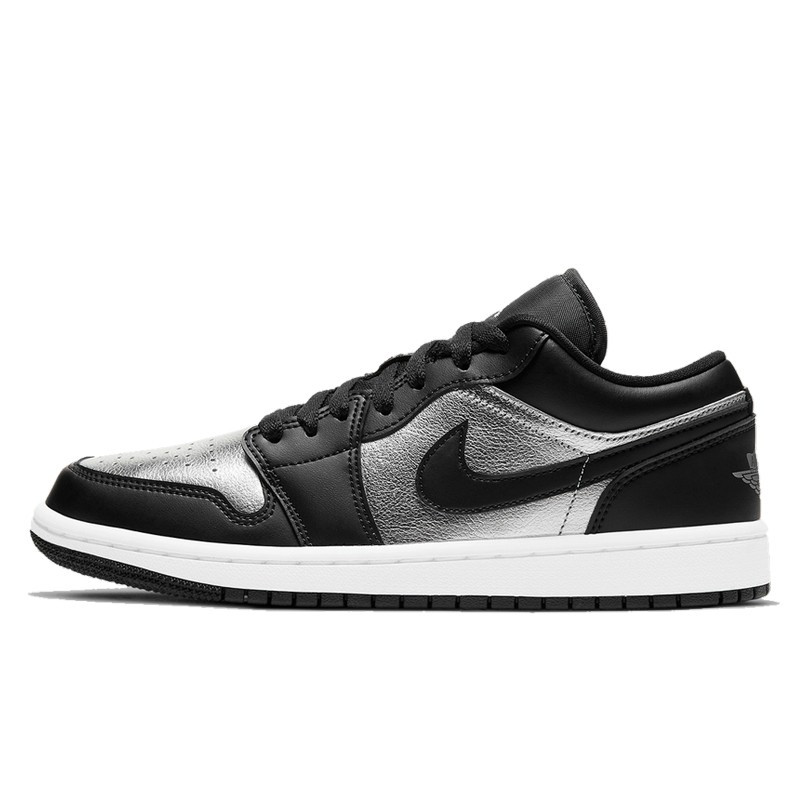 Air Jordan 1 Low SE Black Metallic Silver--0000000833-Limited Resell 