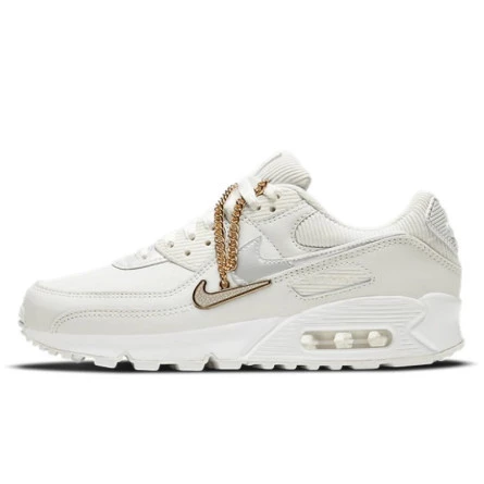 Air Max 90 Gold Chain Summit White--DC1161-100-Limited Resell 