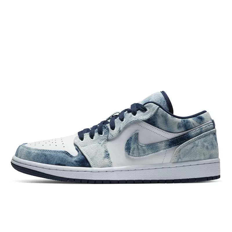 Air Jordan 1 Low Washed Denim--CZ8455-100-Limited Resell 