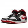 Air Jordan 1 Mid Gym Red Black White--554724-122-Limited Resell 